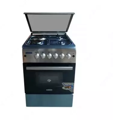 Газовая плита "Бирюса U60GG17SS" (Нержавеющая сталь) 60 х 60 см