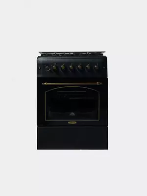 Газовая плита "Бирюса N60BG30BL" (Черная) 60 х 60 см