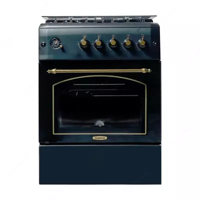 Комбинированная плита "Бирюса N60GE32BL" (Черная) 60 х 60 см