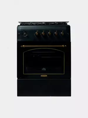 Комбинированная плита "Бирюса N60GE32BL" (Черная) 60 х 60 см