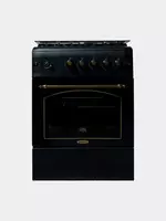 Комбинированная плита "Бирюса N60GE32BL" (Черная) 60 х 60 см - 4 053 500 сум