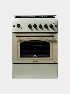 Комбинированная плита "Бирюса N60GE33BE" (Бежевая) 60 х 60 см