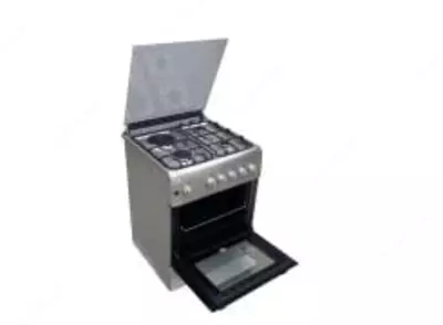 Комбинированная плита "Бирюса U60GE47SS" (Нерж. сталь) 60 х 60 см