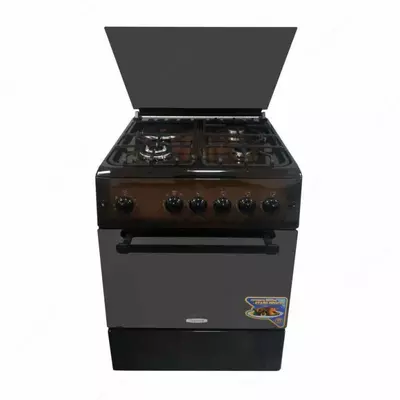 "Biryusa U60GG65BR" gaz plitasi (jigarrang) 60 x 60 sm
