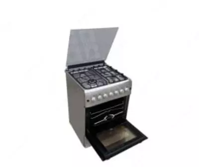 Газовая плита "Бирюса U60GG70SS" (Нерж. сталь) 60 х 60 см