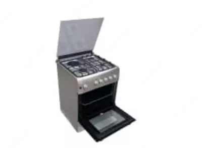 Комбинированная плита "Бирюса U60GE57SS" (Нерж. сталь) 60 х 60 см