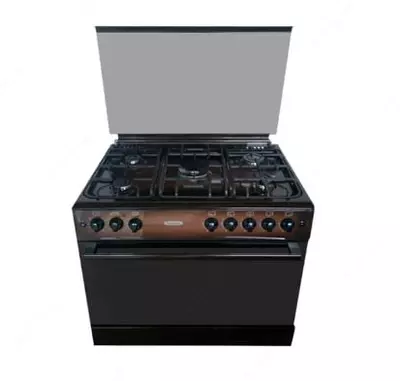 Газовая плита "Бирюса U90GG90BR" (Коричневая) 60 х 90 см