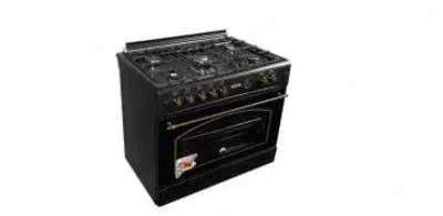 Газовая плита "Бирюса U90GG90BL" (Черная) 60 х 90 см