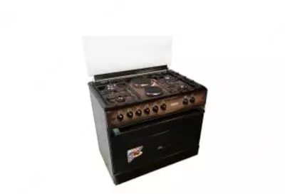 Комбинированная плита "Бирюса U90GE91BR" (Коричневая) 60 х 90 см