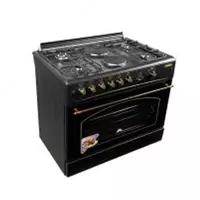 Комбинированная плита "Бирюса U90GG91BL" (Черная) 60 х 90 см