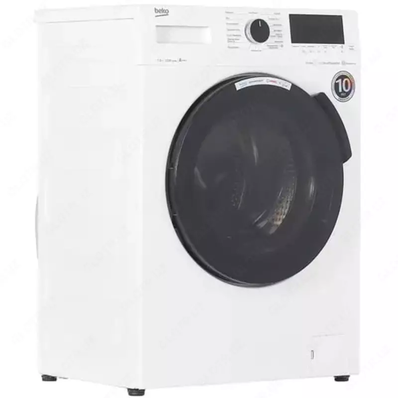 Стиральная машина автомат "BEKO WSPE7H616W" (Белая/Черная) 7.5 кг