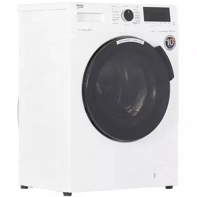 Стиральная машина автомат "BEKO WSPE7H616W" (Белая/Черная) 7.5 кг