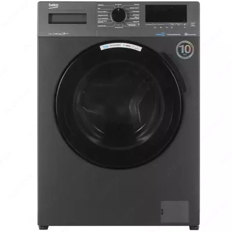 Стиральная машина автомат "BEKO WSPE7H616А" (Черная) 7.5 кг