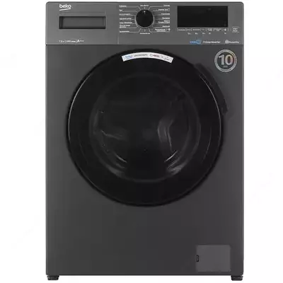 Стиральная машина автомат "BEKO WSPE7H616А" (Черная) 7.5 кг