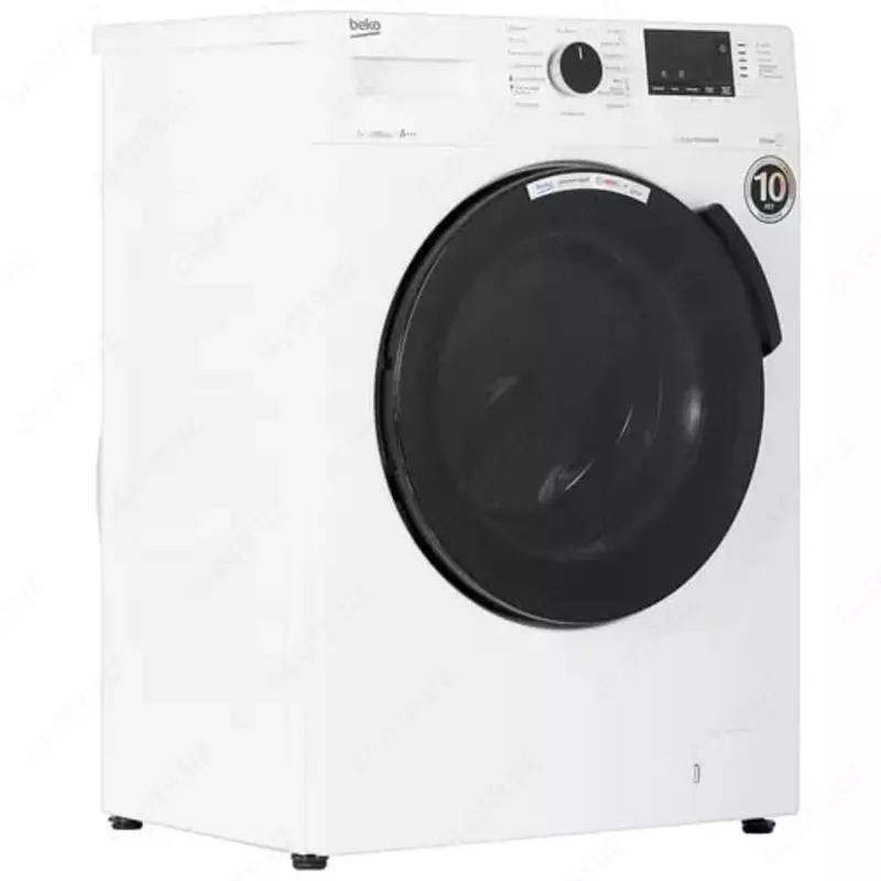 Стиральная машина автомат "BEKO RSPE78612W" (Белая/Черная) 7 кг