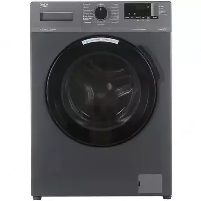 Стиральная машина автомат "BEKO WSPE7612A" (Черная) 7 кг
