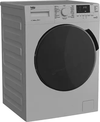 Стиральная машина автомат "BEKO WSRE7512PRS" (Серая/Черная) 7 кг