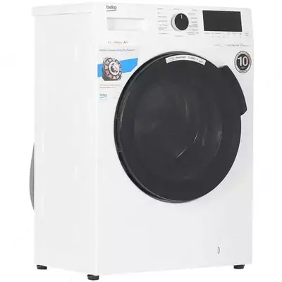 Стиральная машина автомат "BEKO WSPE6H616W" (Белая/Черная) 6.5 кг