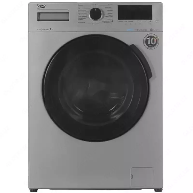 Стиральная машина автомат "BEKO WSPE6H616S" (Серая/Черная) 6.5 кг