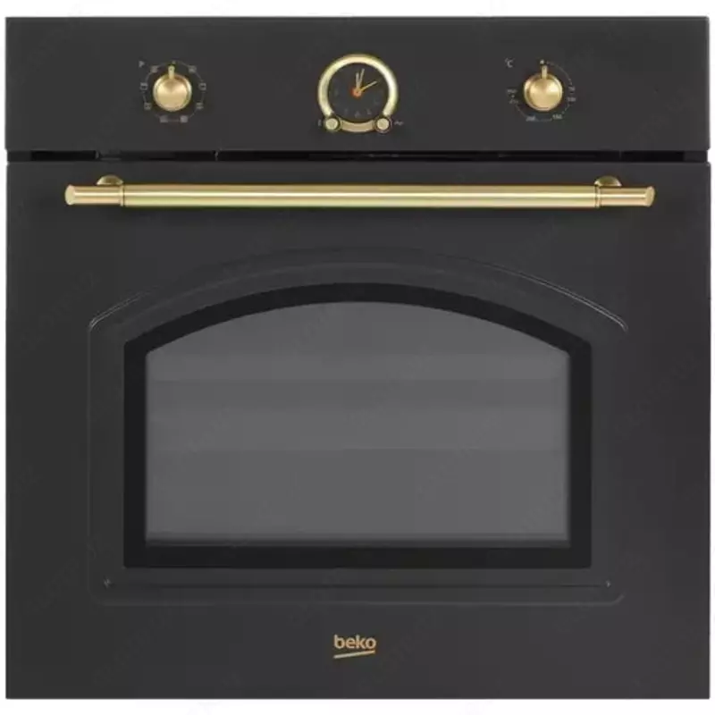 O'rnatilgan pech "Beko OIM27201A" (qora/oltin) 65 litr