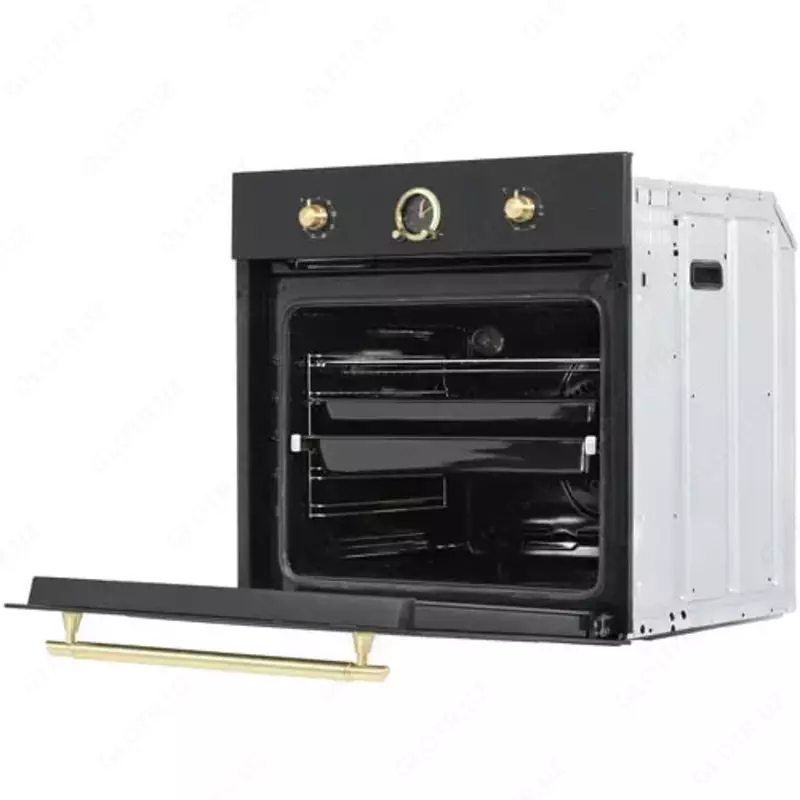 O'rnatilgan pech "Beko OIM27201A" (qora/oltin) 65 litr