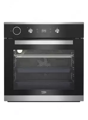 Встраиваемый Духовой шкаф "Веkо BIS25300XM" (Черный/серебристый) 71 литр