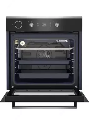 Встраиваемый Духовой шкаф "Веkо BIS25300XM" (Черный/серебристый) 71 литр