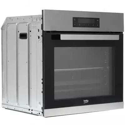 O'rnatilgan pech "Veko BIR22400XMS" (qora/kumush) 71 litr