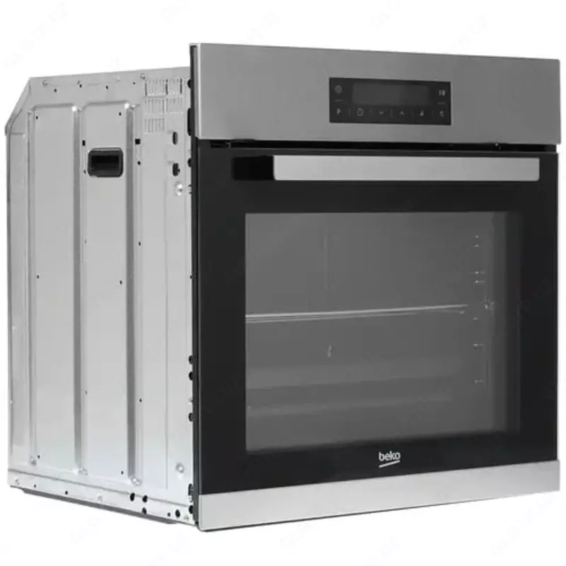 Встраиваемый Духовой шкаф "Веkо BIR22400XMS" (Черный/серебристый) 71 литр