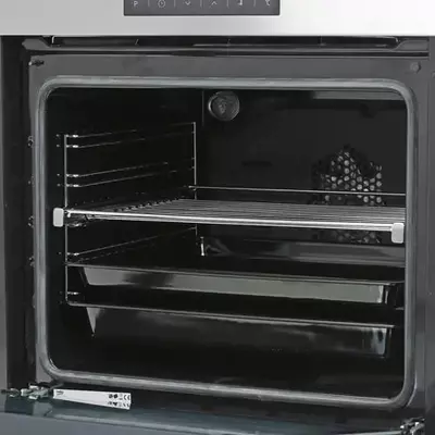 O'rnatilgan pech "Veko BIR22400XMS" (qora/kumush) 71 litr