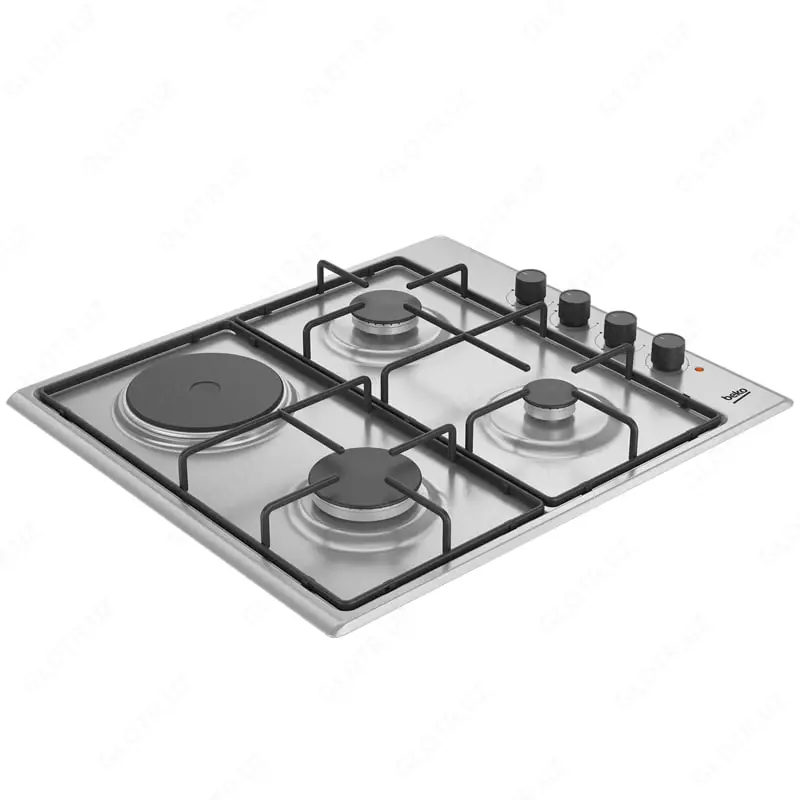 Комбинированная варочная панель "Beko HIZM 64120 SX" (Серебристая)