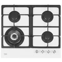 Газовая варочная панель "Beko HILW64225SW" (Белое стекло)