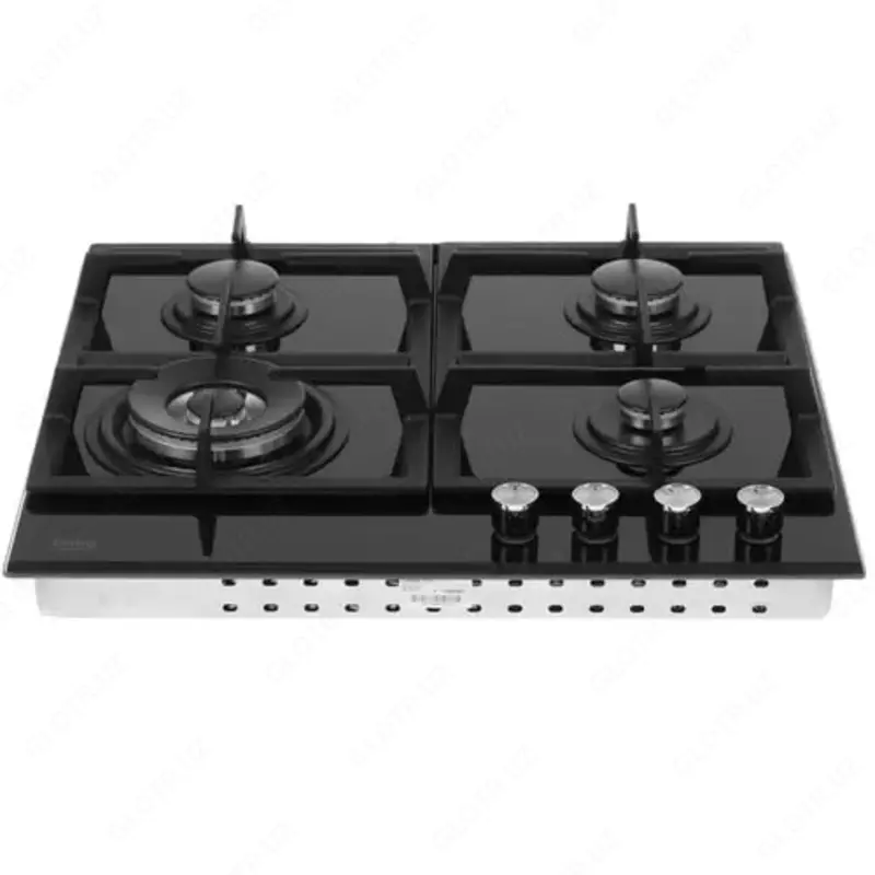 Газовая варочная панель "Beko HILW64235S" (Черное стекло)
