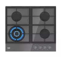 Газовая варочная панель "Beko HILW64225SZG" (Темно/серое стекло)