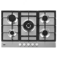 Газовая варочная панель "Beko HIAW75225SX" (Серебристая)