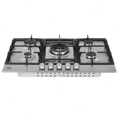 Газовая варочная панель "Beko HIAW75225SX" (Серебристая)