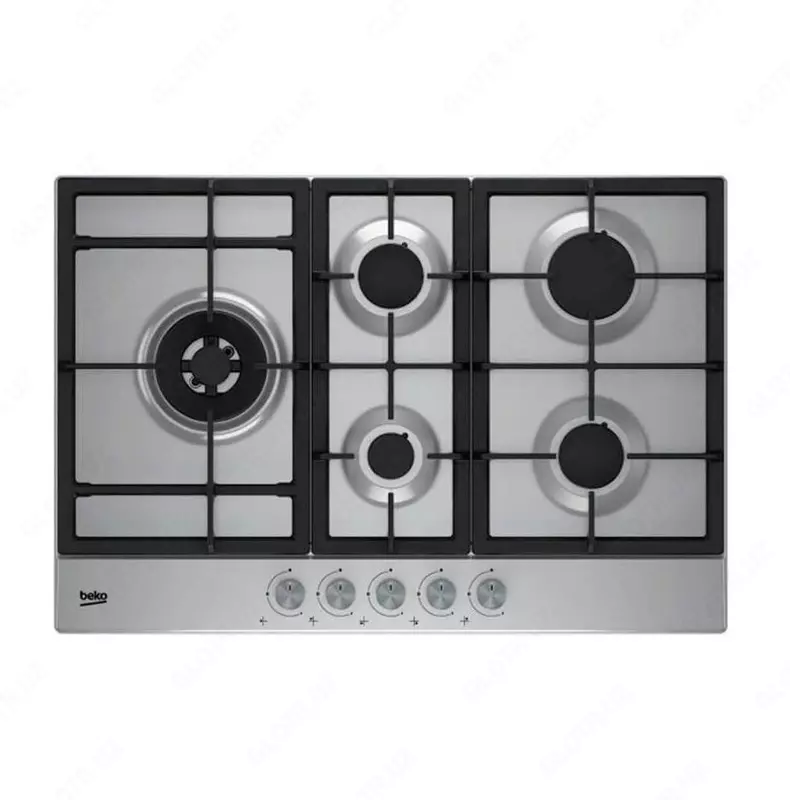 Газовая варочная панель "Beko HIAL75225SX" (Серебристая)