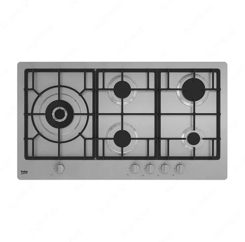 Газовая варочная панель "Beko HIML95225SXE" (Серебристая)