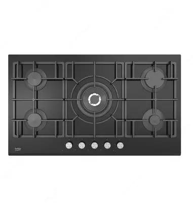 Газовая варочная панель "Beko HISW95226SEL" (Черное стекло)