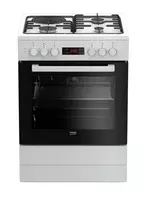 Kombinatsiyalangan pechka "Beko FSE63330DW Superia" (Oq) 60 x 85 sm