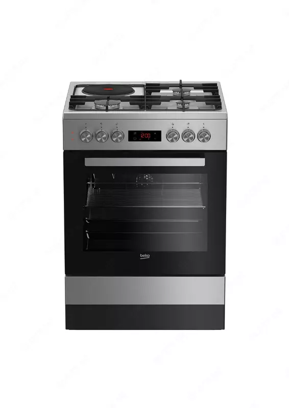 Комбинированная плита "Beko FSE63330DX Superia" (Серая) 60 х 85 см