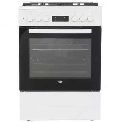 Газовая плита "Beko FSE62330GWD" (Белая) 60 х 85 см