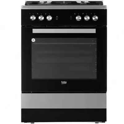 Gaz plitasi "Beko FSM62530DXMS" (Qora) 60 x 85 sm