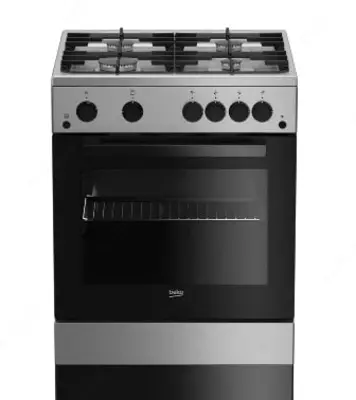 Газовая плита "Beko Superia FSGT62130DXO" (Нерж. сталь) 60 х 85 см
