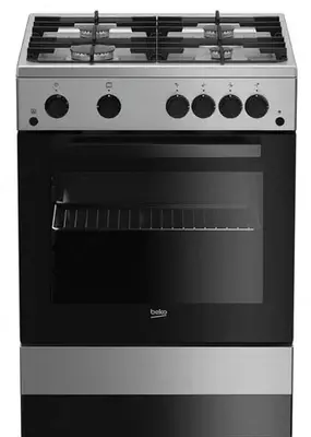 Газовая плита "Beko Superia FSGT62130DXO" (Нерж. сталь) 60 х 85 см