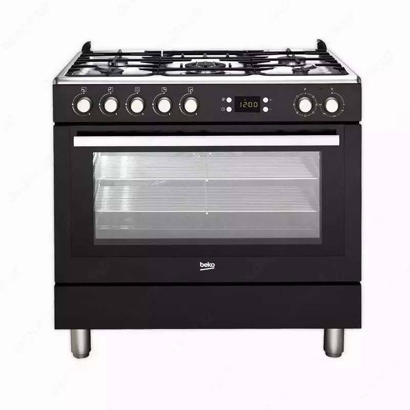 Kombinatsiyalangan pechka "Beko GM15310DB" (Qora) 90 x 60 sm