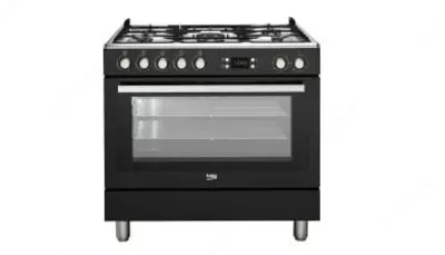 Комбинированная плита "Beko GM15310DB" (Черная) 90 х 60 см