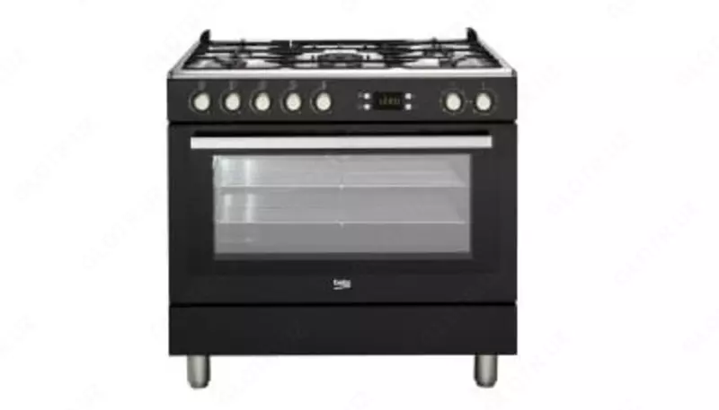 Kombinatsiyalangan pechka "Beko GM15310DB" (Qora) 90 x 60 sm