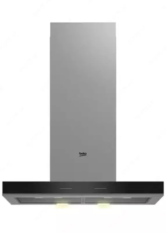 Каминная Вытяжка "Beko Beyond BHCB63640B" (Черное стекло) 60 см