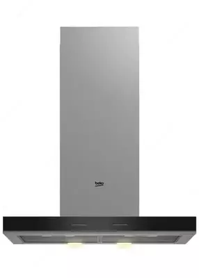 Каминная Вытяжка "Beko Beyond BHCB63640B" (Черное стекло) 60 см